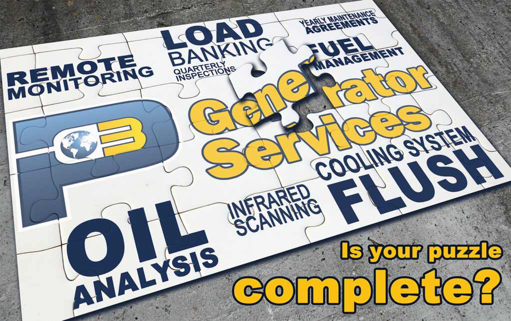 P3 Generator Services Maintenance Puzzle