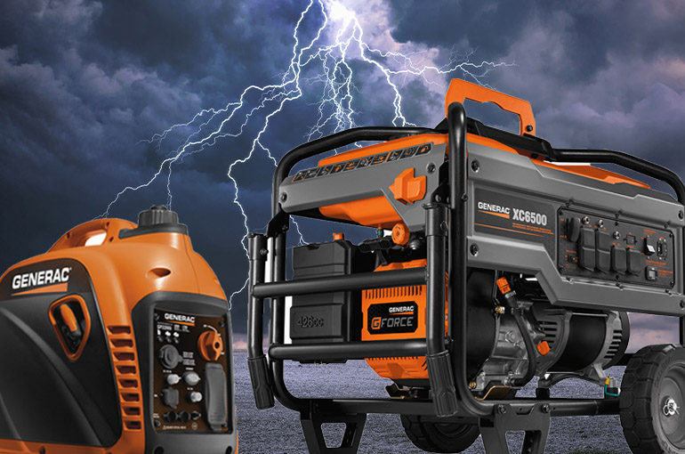 Generac portable clearance generators