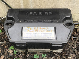 Large Rodent Bait Station Closeup View