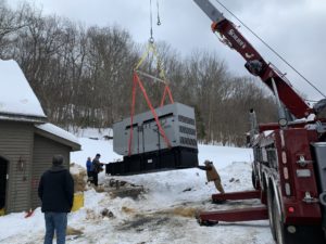 Installing 300kW Gillette Diesel