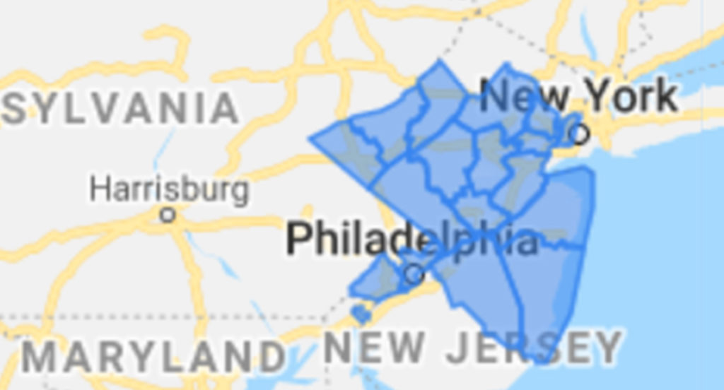 P3 Service Area Map - About
