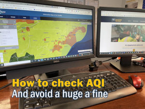 How to check AQI