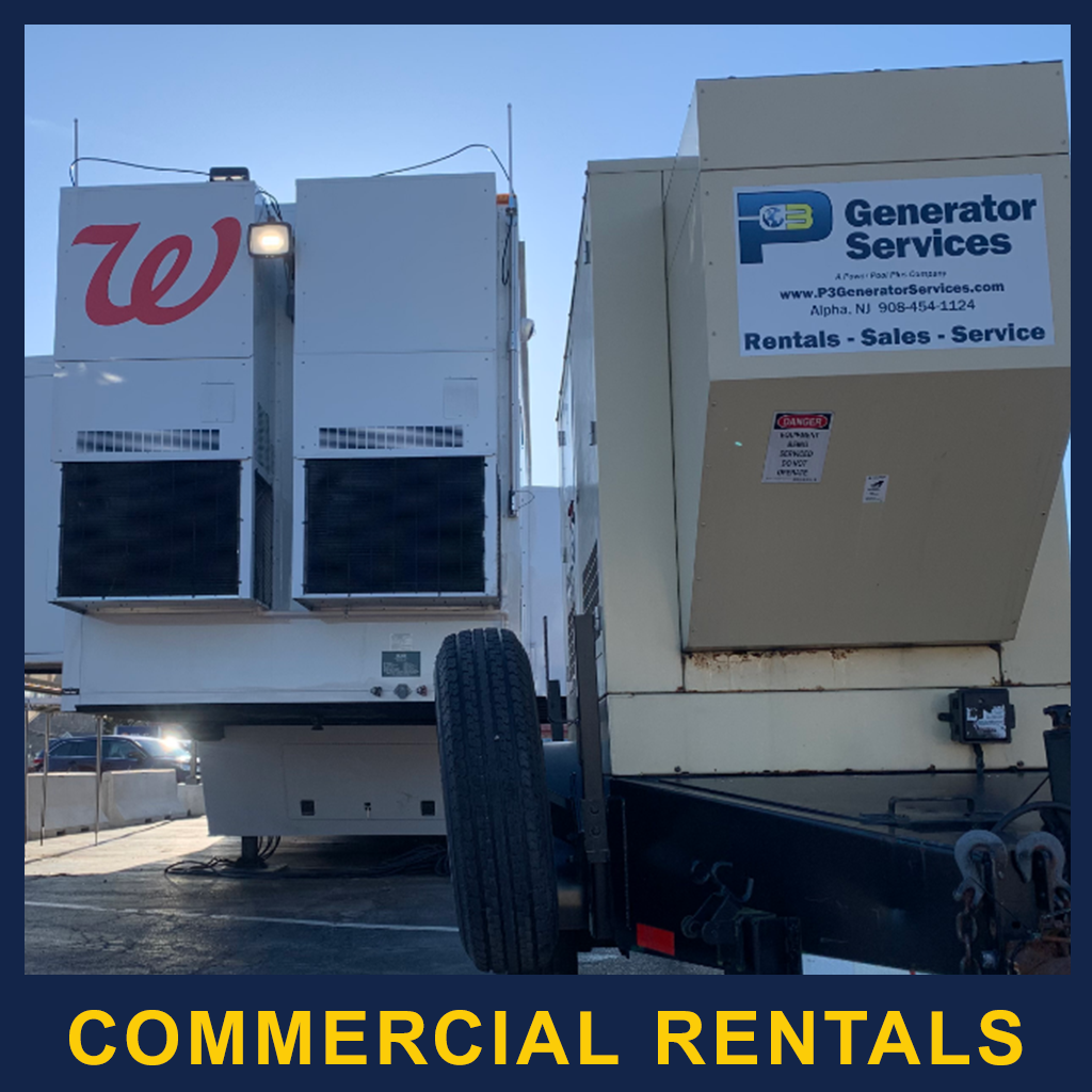 P3 generators commercial rentals